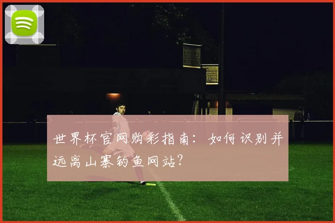 世界杯官网购彩指南：如何识别并远离山寨钓鱼网站？